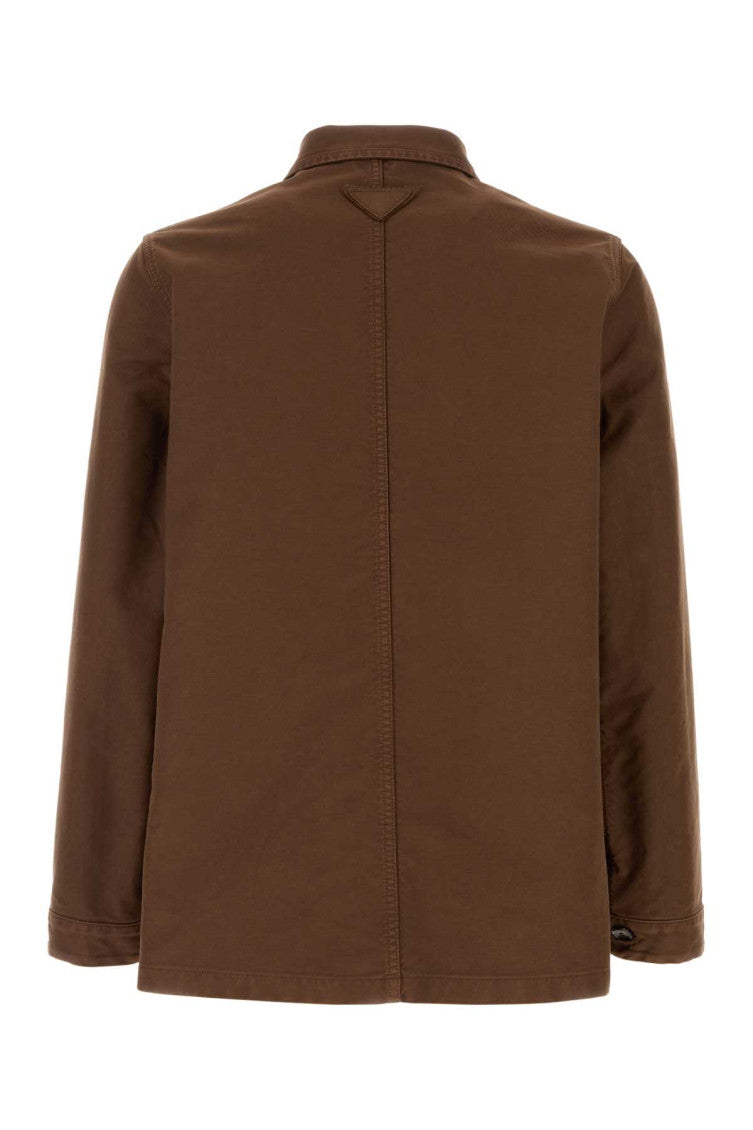 Brown Shirt Collar Jacket 2