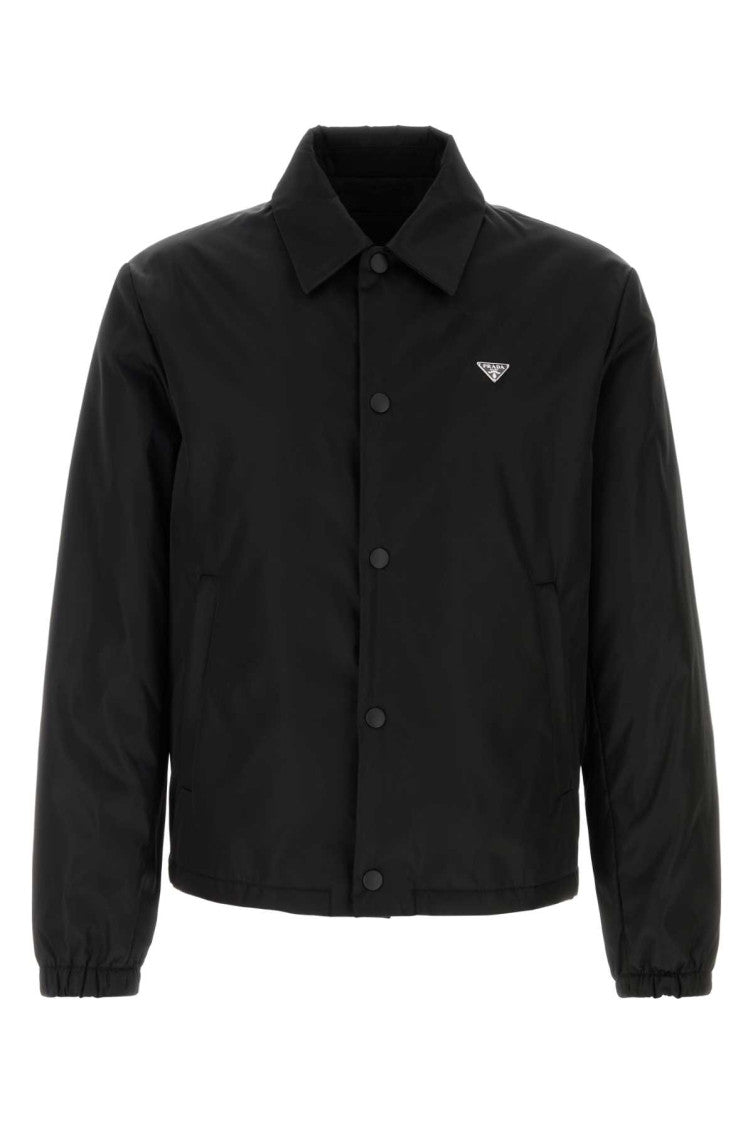 Black Shirt Collar Jacket 1