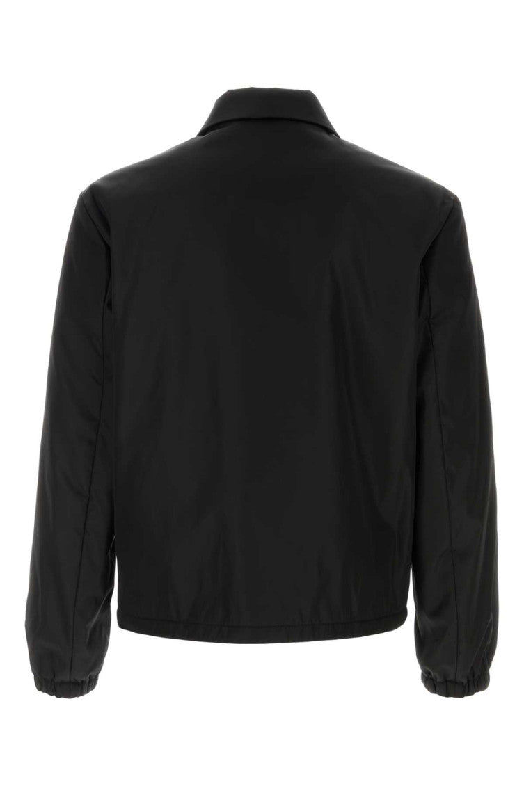Black Shirt Collar Jacket 2