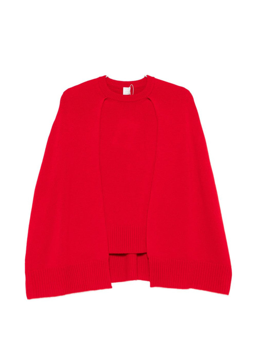 Red Crew Neck Sweater 1