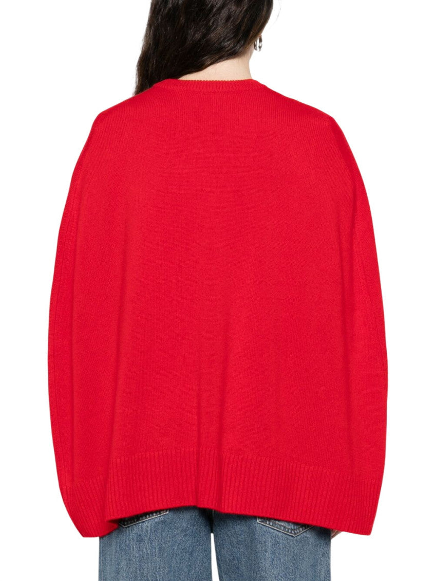 Red Crew Neck Sweater 3