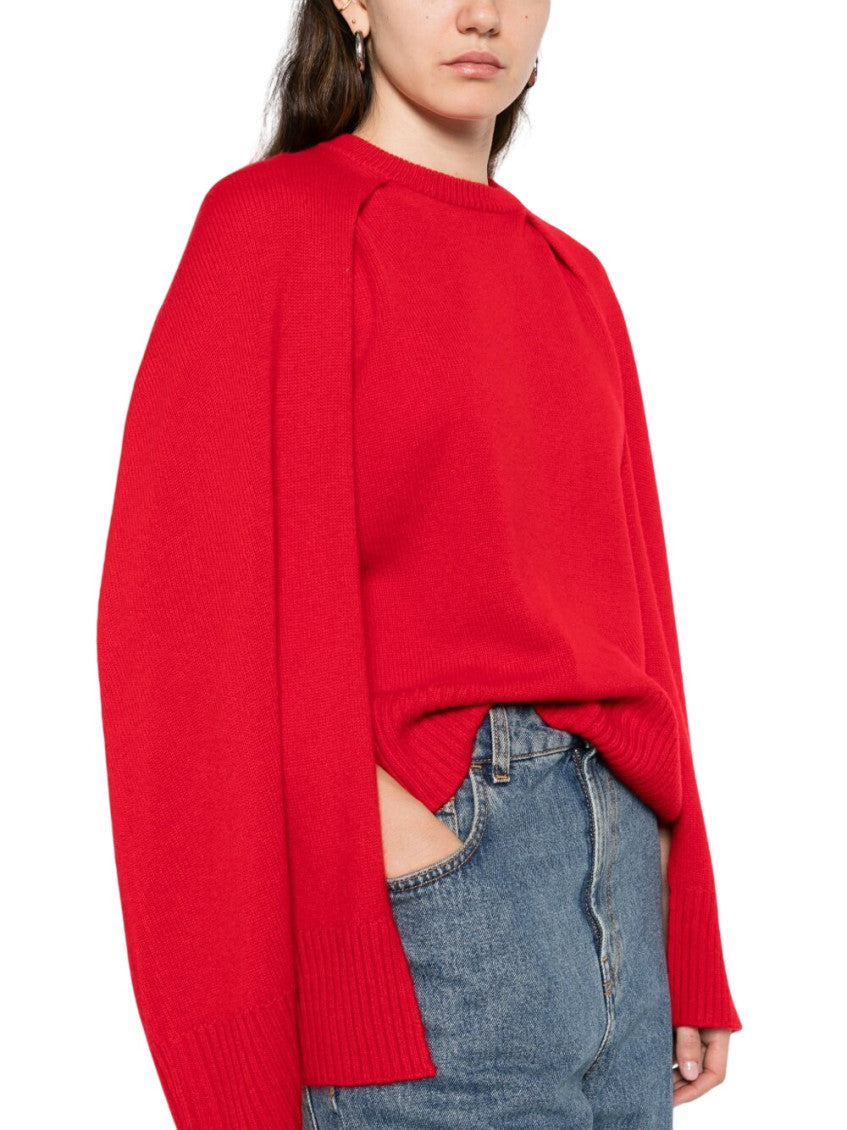 Red Crew Neck Sweater 4