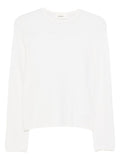 White Crew Neck Sweater 1