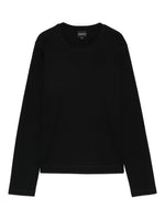 Black Crew Neck Sweater 1