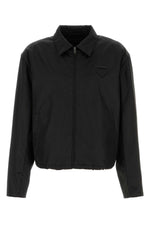 Black Shirt Collar Jacket 1