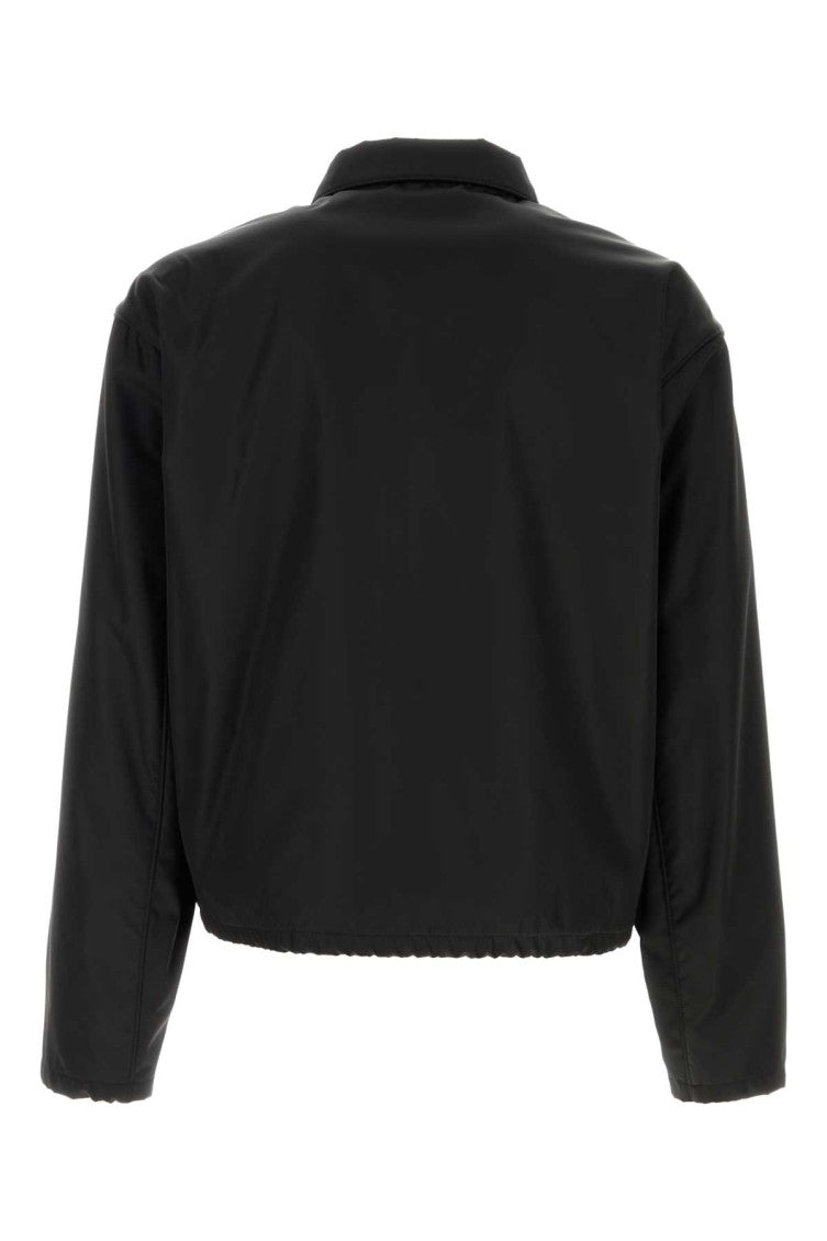 Black Shirt Collar Jacket 2