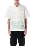 White Boxy Graphic Shirt 1