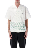 White Boxy Graphic Shirt 1