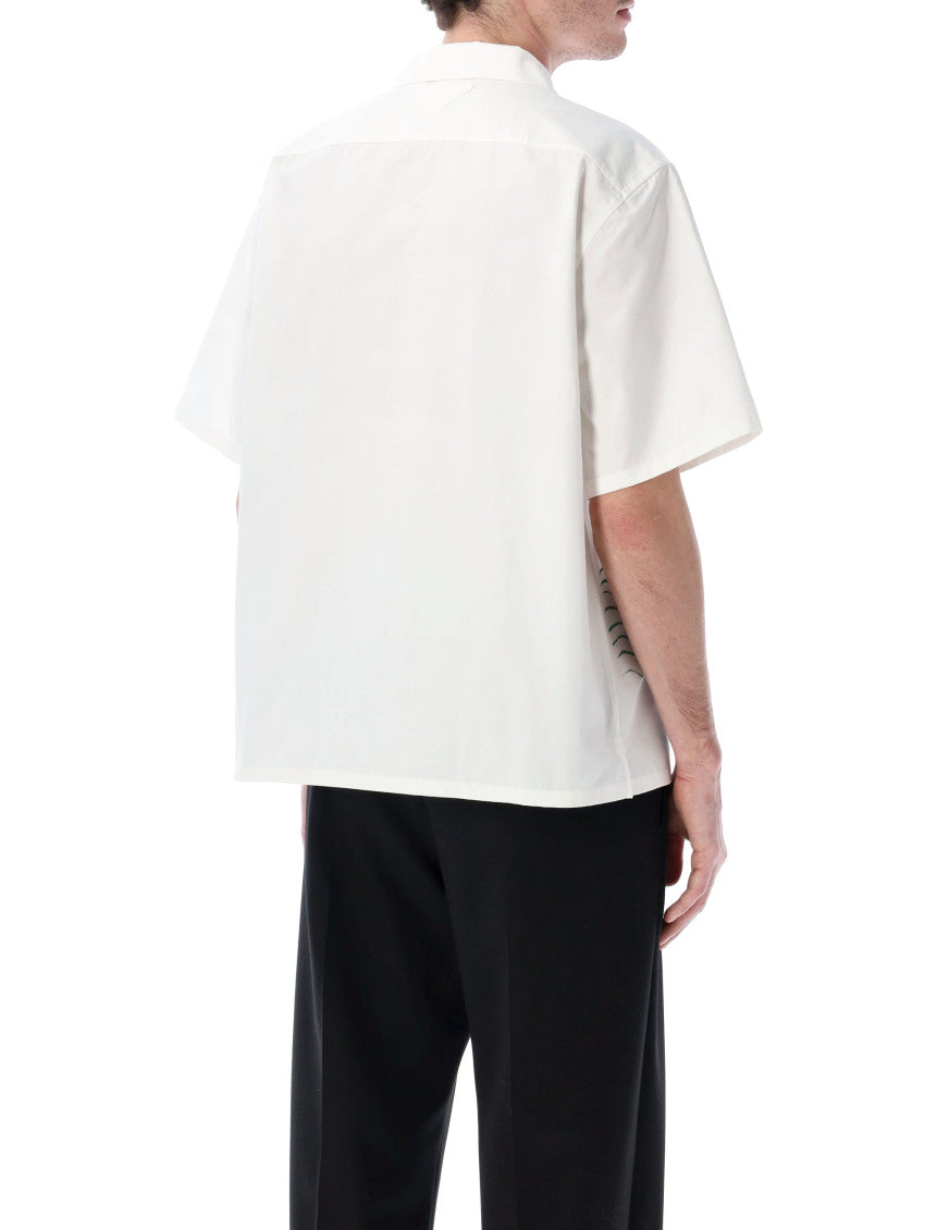 White Boxy Graphic Shirt 2