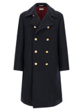 Blue Double Breasted Coat 1