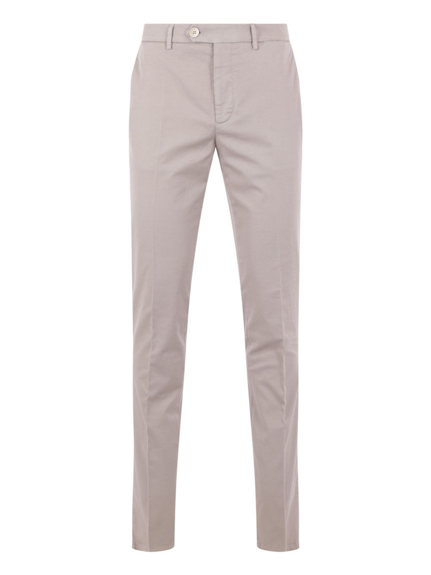 White Slim Chino Pants 1
