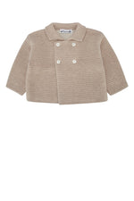 Baby Girl Beige Knitted Jacket 1
