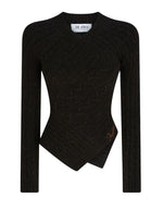 Brown V Neck Sweater 1