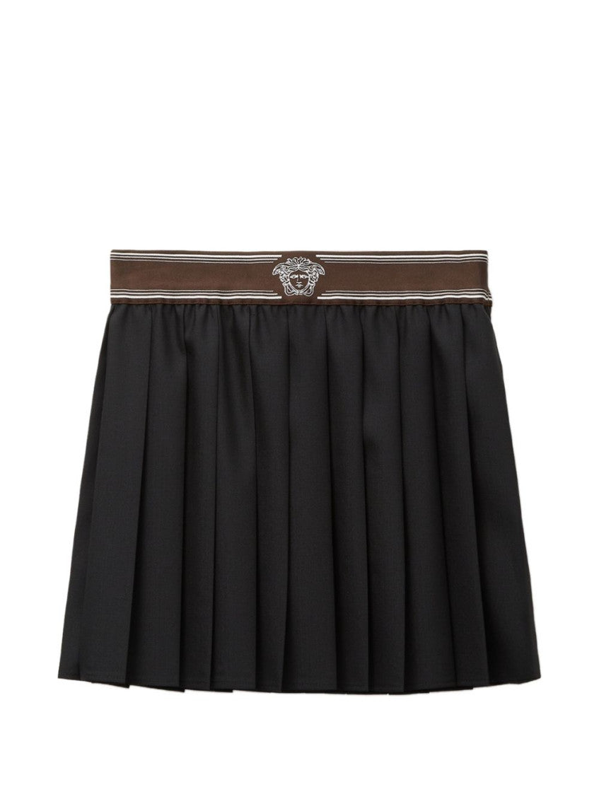 Black Pleated Mini Skirt 1