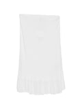 White Knitted Midi Skirt 1