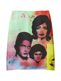 Multicolor Printed Mini Skirt 1