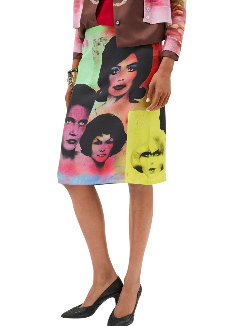 Multicolor Printed Mini Skirt 3