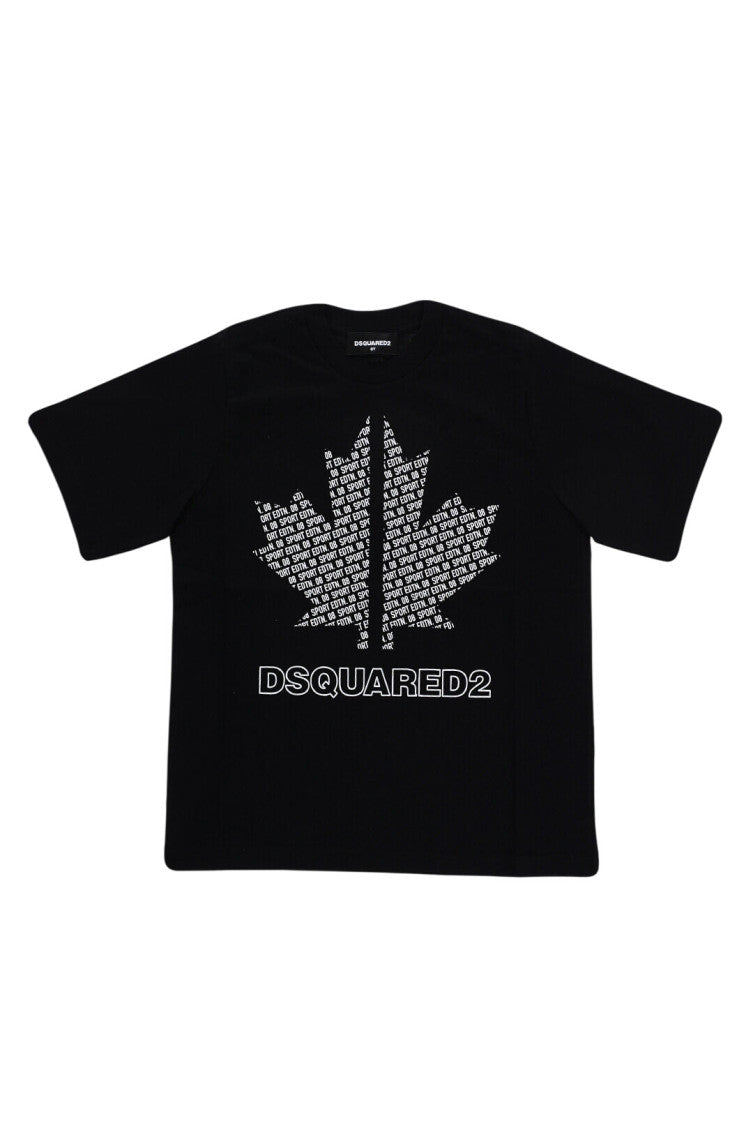 Boys Black Logo T-Shirt 1