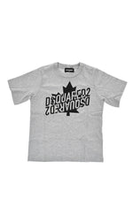 Boys Grey Graphic T-Shirt 1