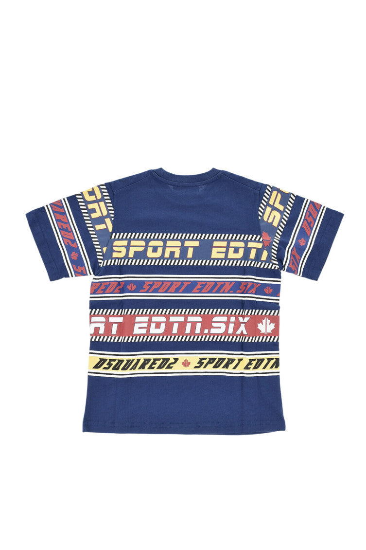 Boys Blue Regular T-Shirt 2