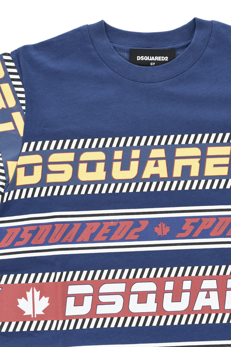 Boys Blue Regular T-Shirt 3