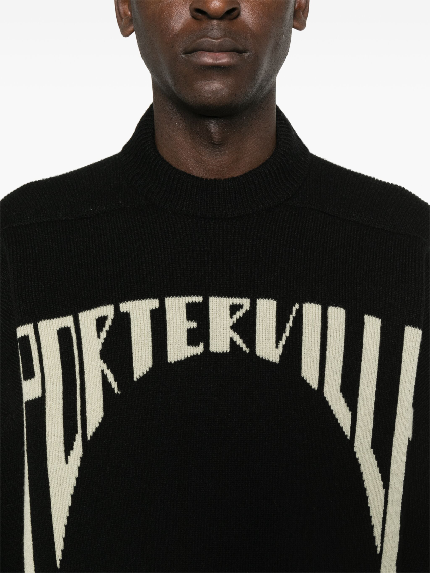 Black Logo Sweater 5