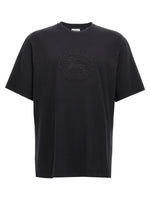 Black Logo Embroidery T-shirt 1