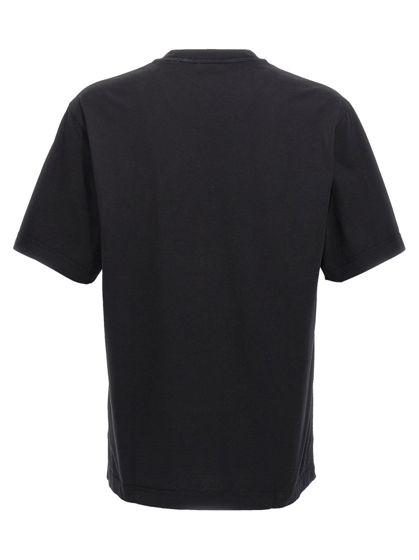 Black Logo Embroidery T-shirt 2