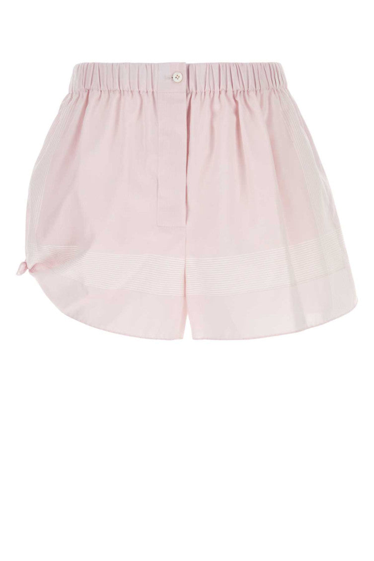 Pastel Pink Cotton Shorts 1