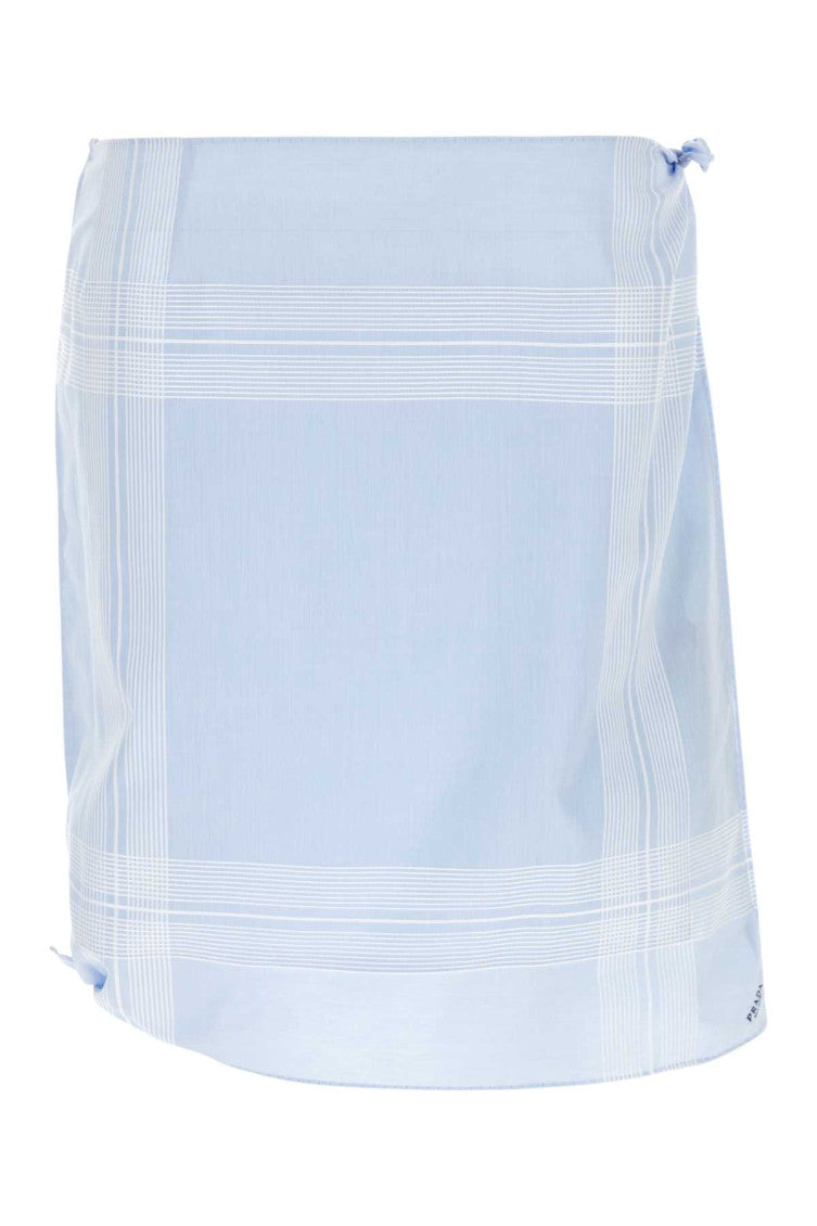 Light Blue Cotton Skirt 1