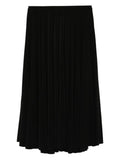 Black Pleated midi skirt 1