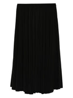 Black Pleated midi skirt 1