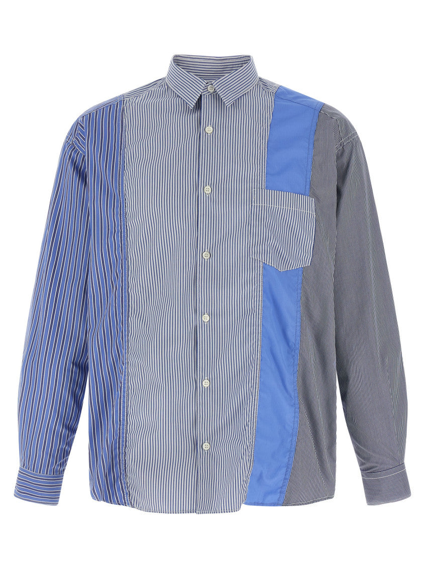 Blue Patchwork shirt 1