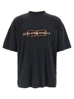 Black Logo print T-shirt 1