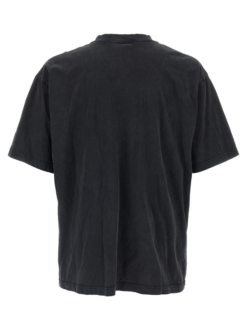 Black Logo print T-shirt 2