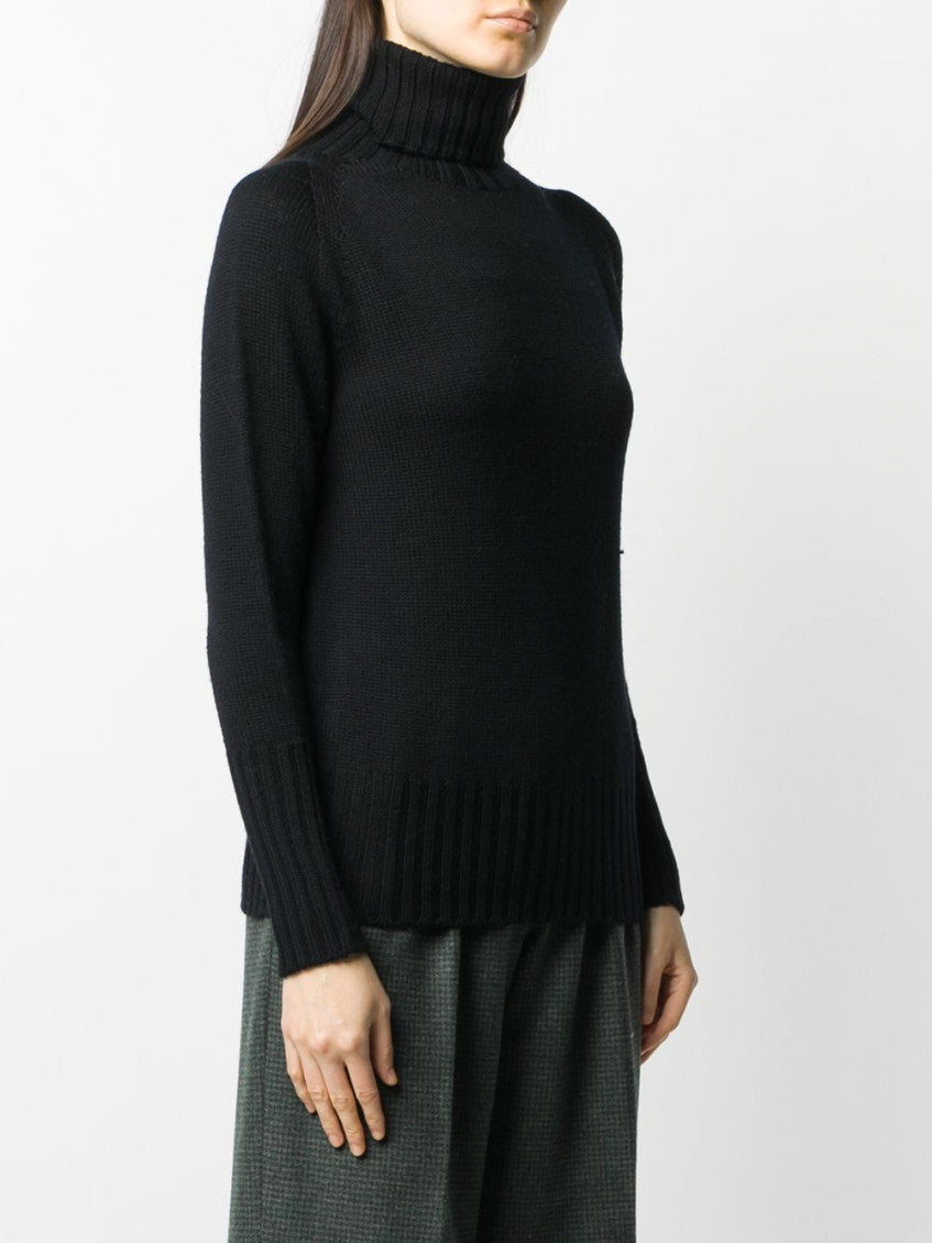 Black High neck sweater 3
