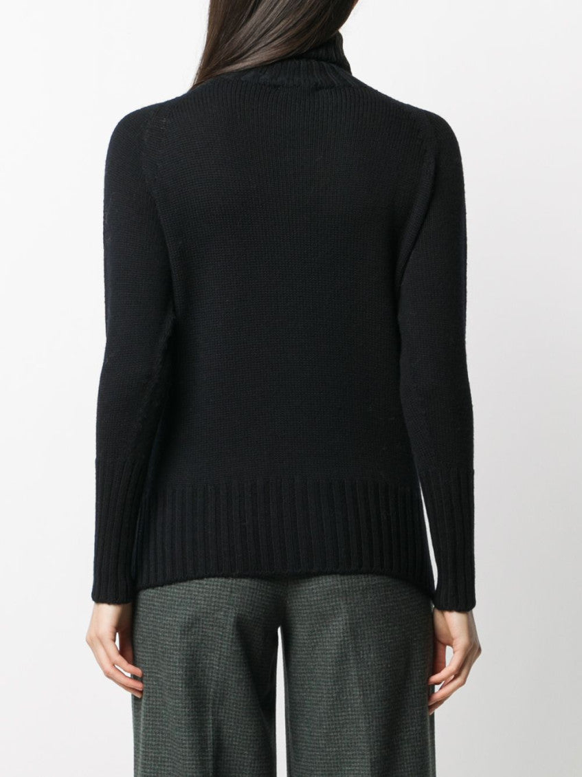 Black High neck sweater 4