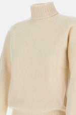 White WOOL TURTLENECK 1