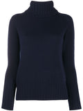 Navy Blue High neck sweater 1