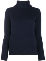 Navy Blue High neck sweater 1