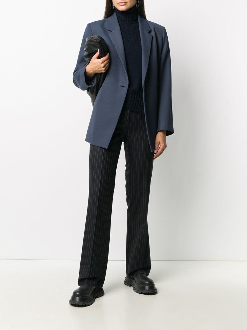 Navy Blue High neck sweater 2