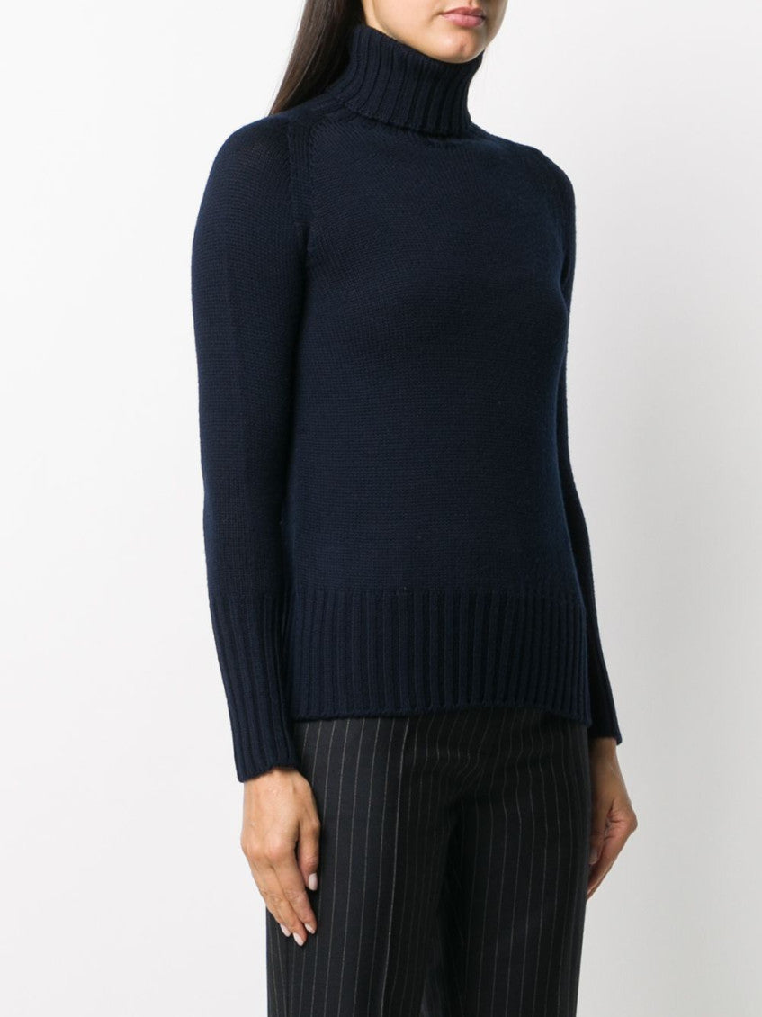 Navy Blue High neck sweater 3