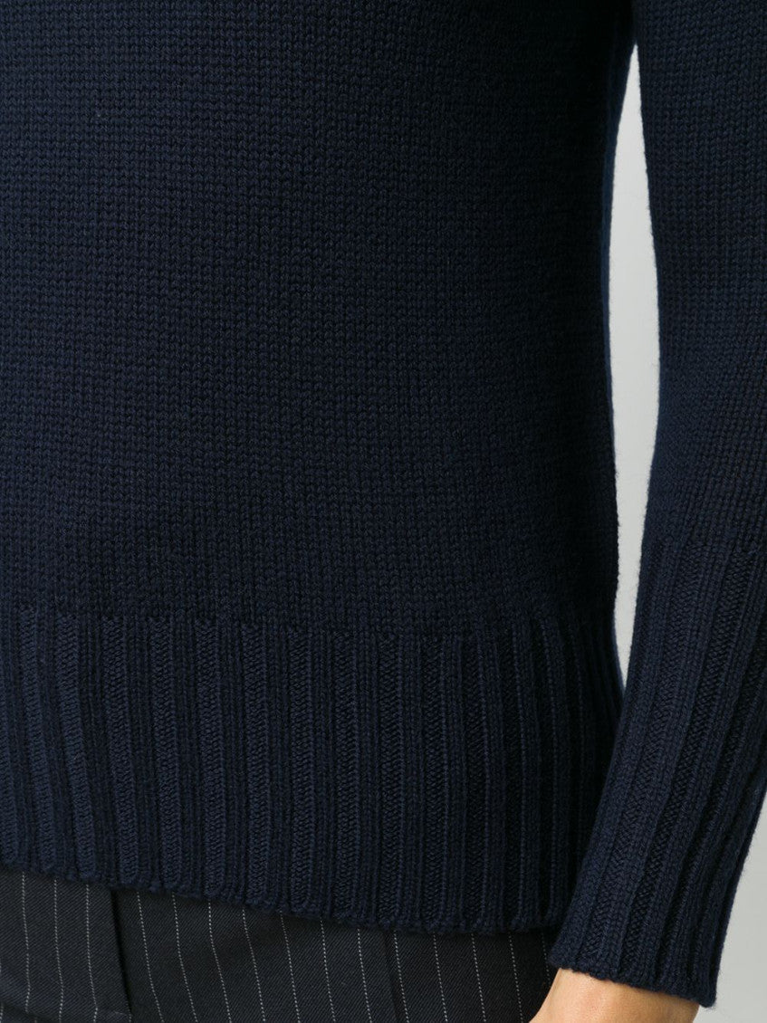 Navy Blue High neck sweater 5