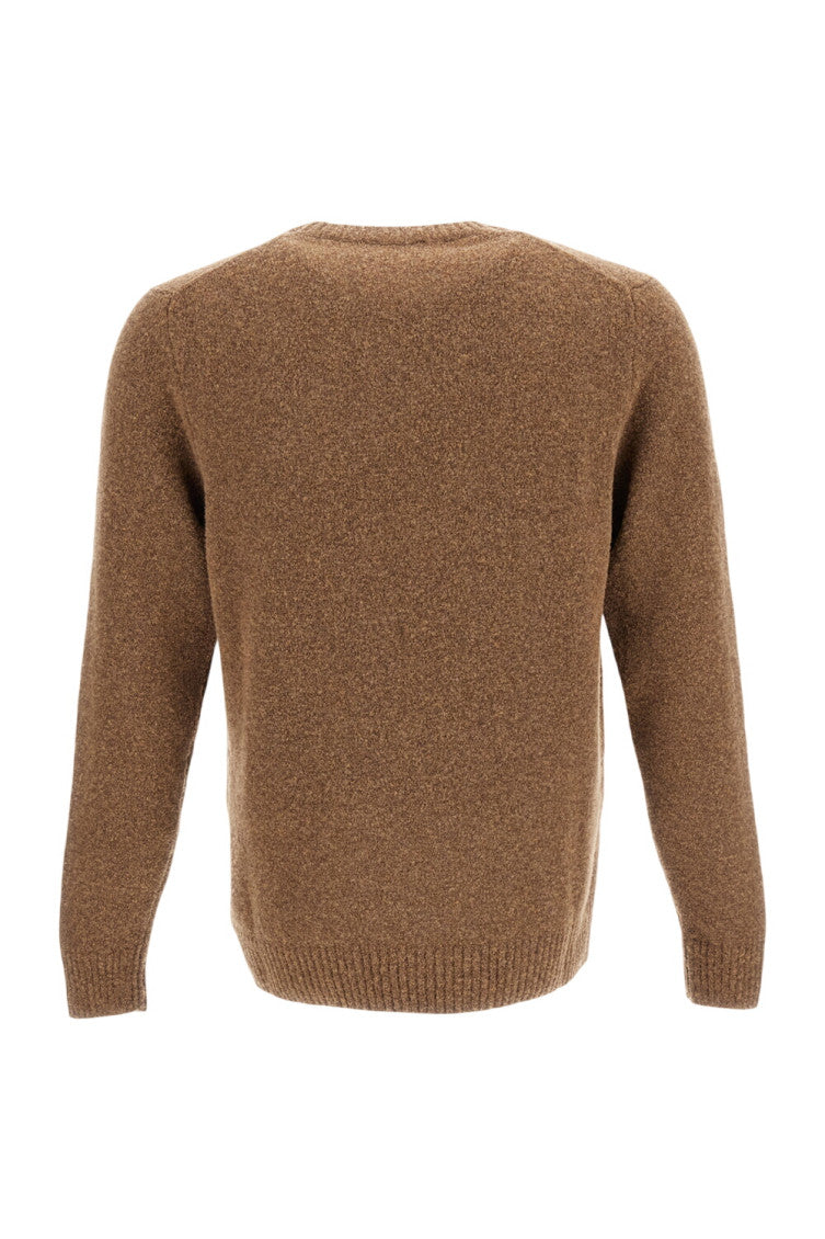 Brown Crew Neck Sweater 2