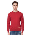 Red Crew Neck Sweater 1