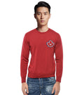 Red Crew Neck Sweater 1