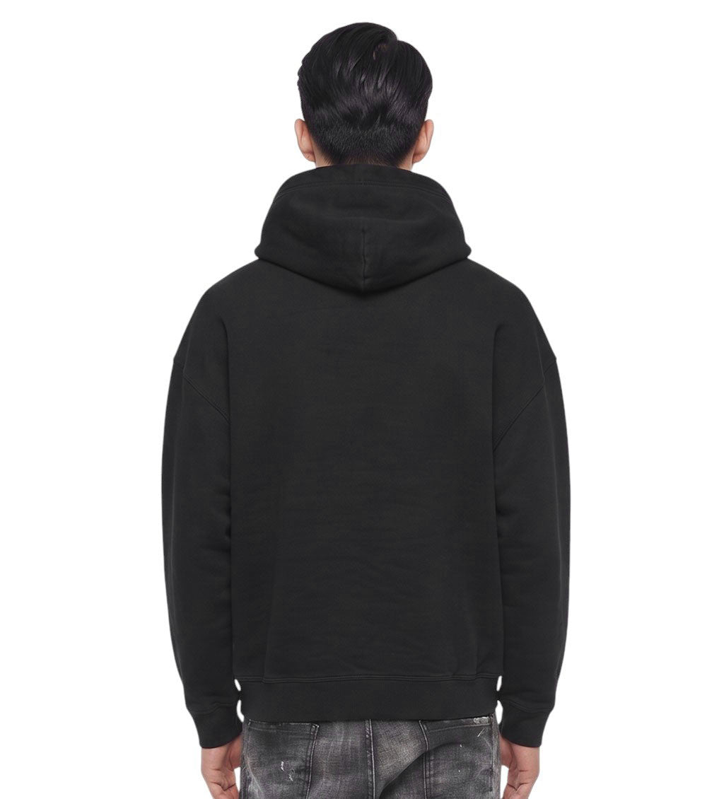 Black Relaxed Hoodie 2