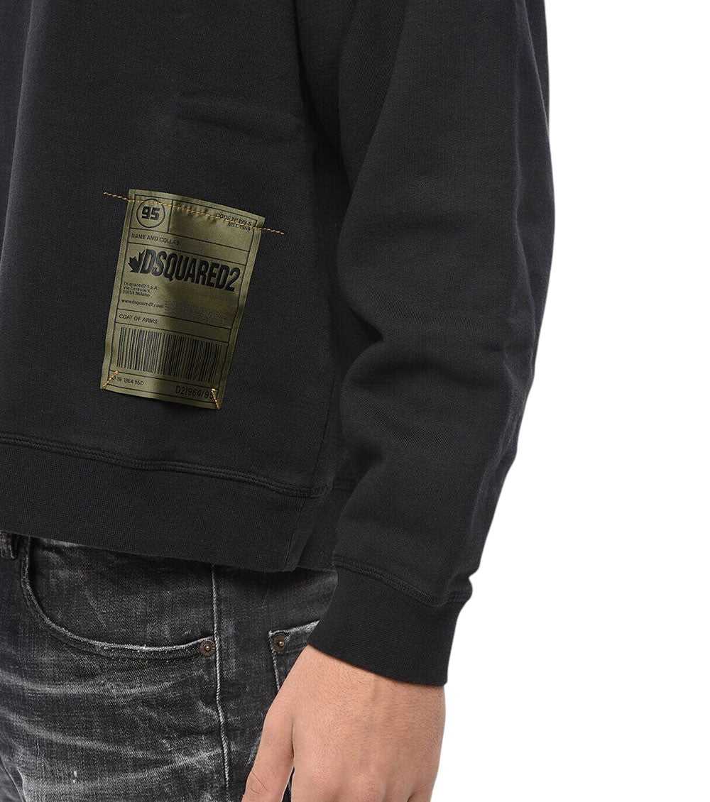Black Relaxed Hoodie 3