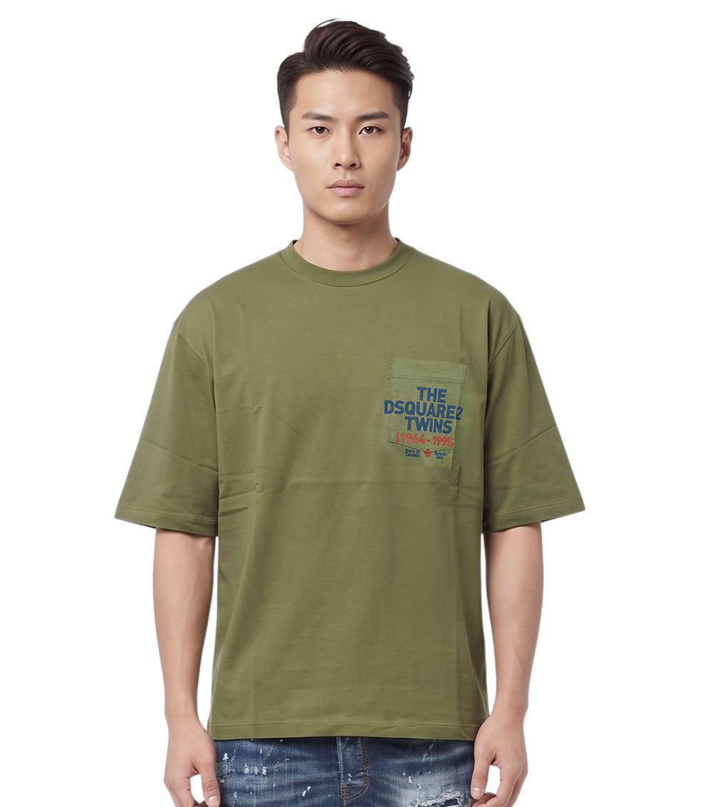 Green Loose Logo T-Shirt 1