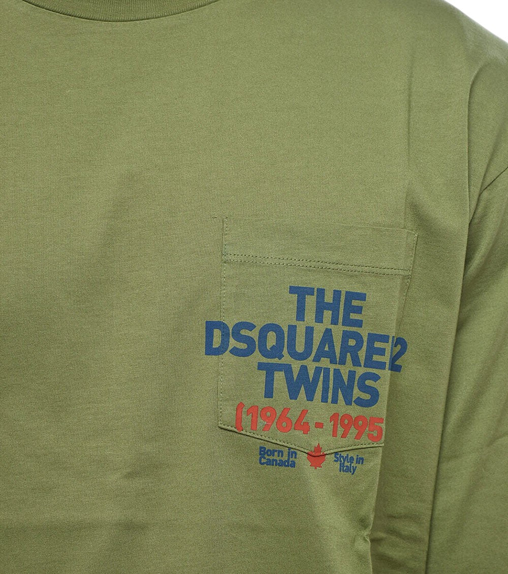 Green Loose Logo T-Shirt 3